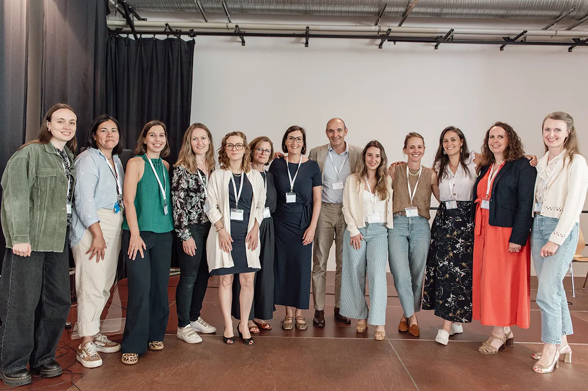 Photo d'équipe émanéa au congrès 2026 consacrée aux actualités en santé de la femme et de l’enfant